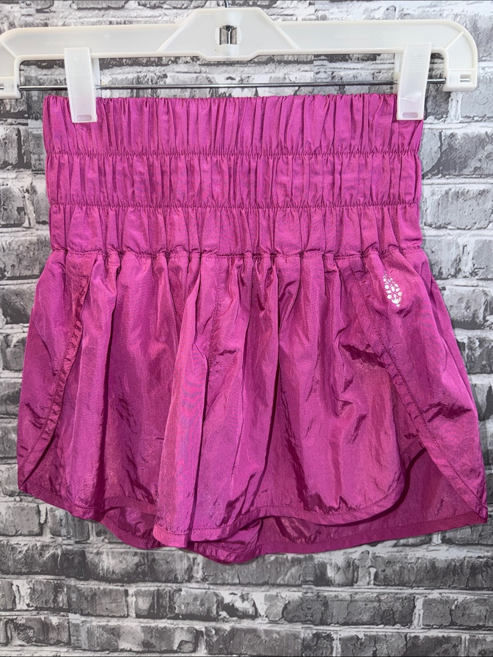 Free People Movement Fuchsia Athletic Shorts